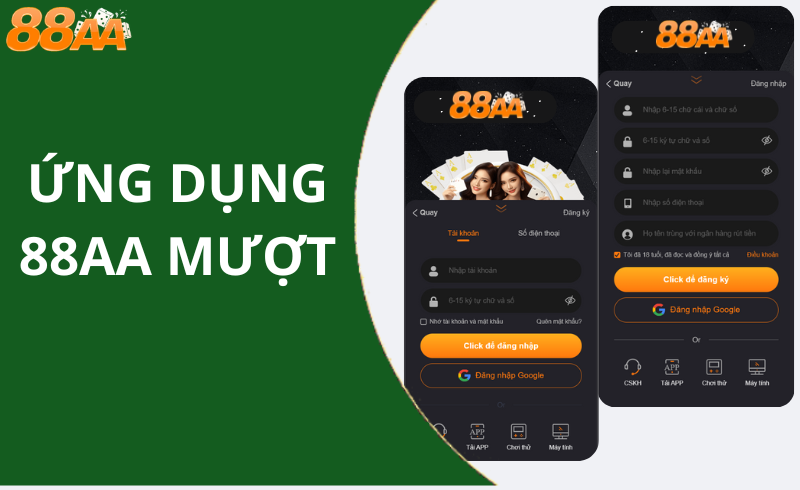 Ứng dụng 88AA mượt