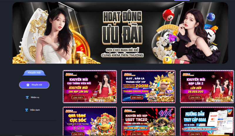 Khuyến mãi và ưu đãi của aa88