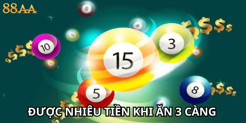Trúng bao nhiêu từ lô 3 càng?